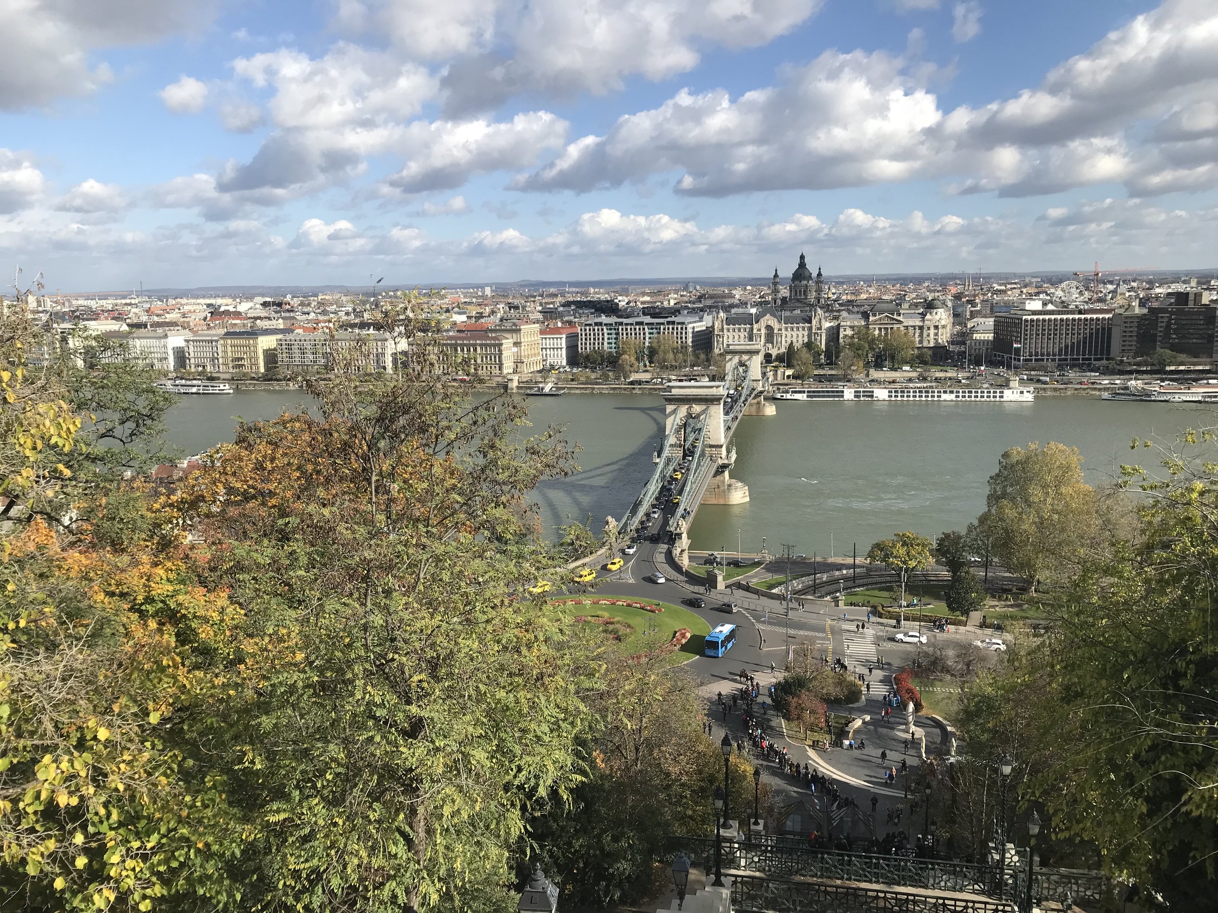 The Danube and Chain Bridge
