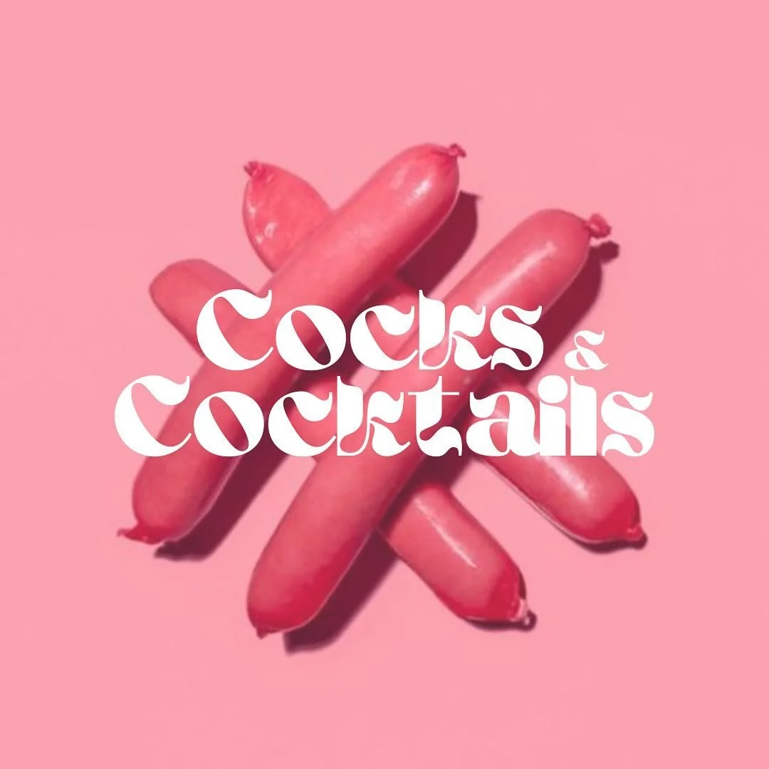 This is what Cocks &amp; Cocktails looked like back before it officially became &ldquo;Cocks &amp; Cocktails&rdquo;! Back then it was called R18 Genitalia Sculpt &amp; Sip, but I think &ldquo;Cocks &amp; Cocktails&rdquo; is a little catchier 🤣💖🍆🍒