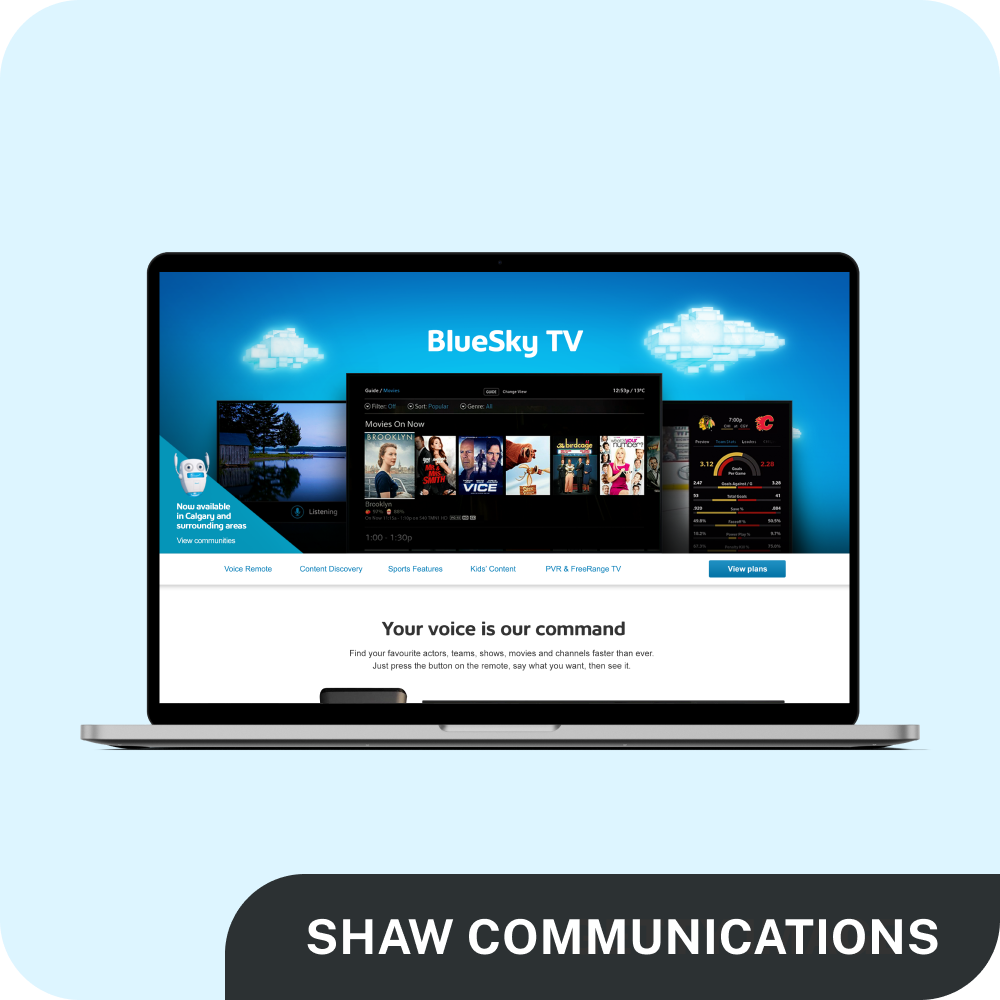 TV product and channel builder