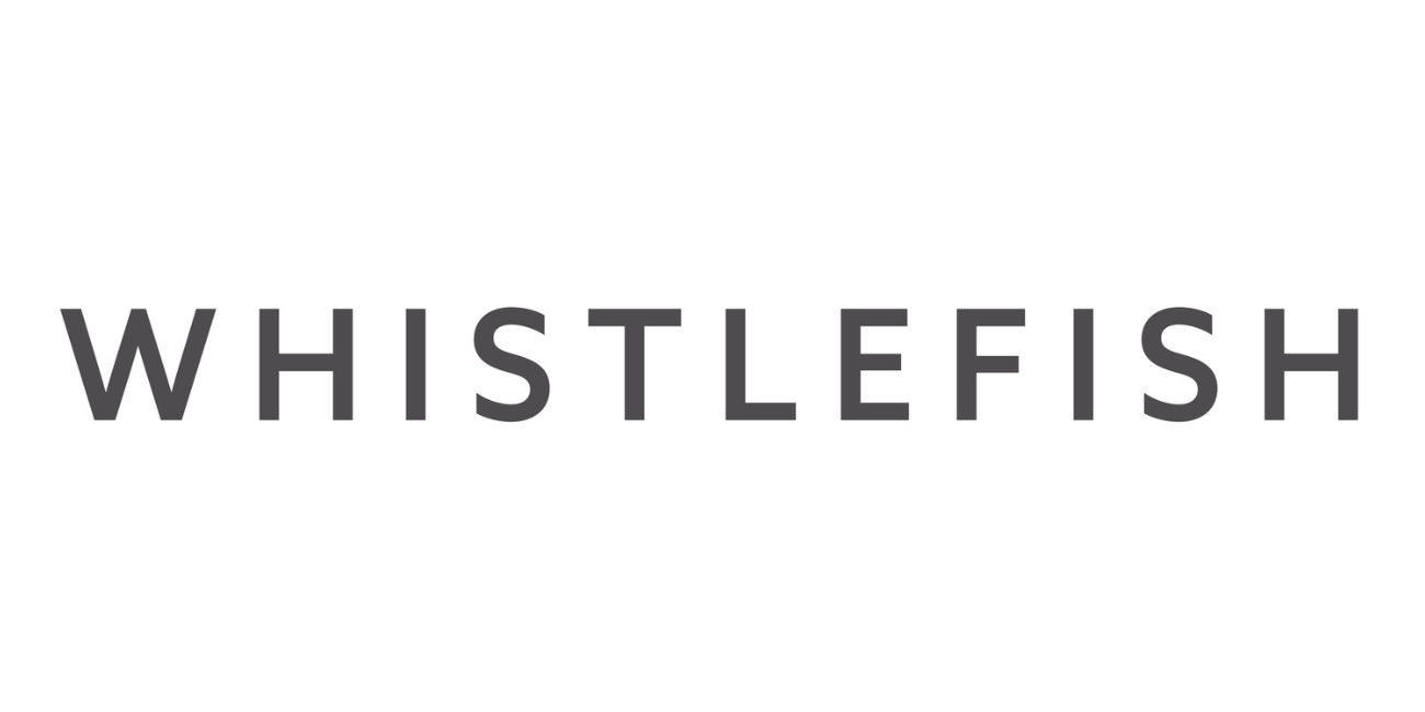 The word "WHISTLEFISH" in black capital letters on a white background.