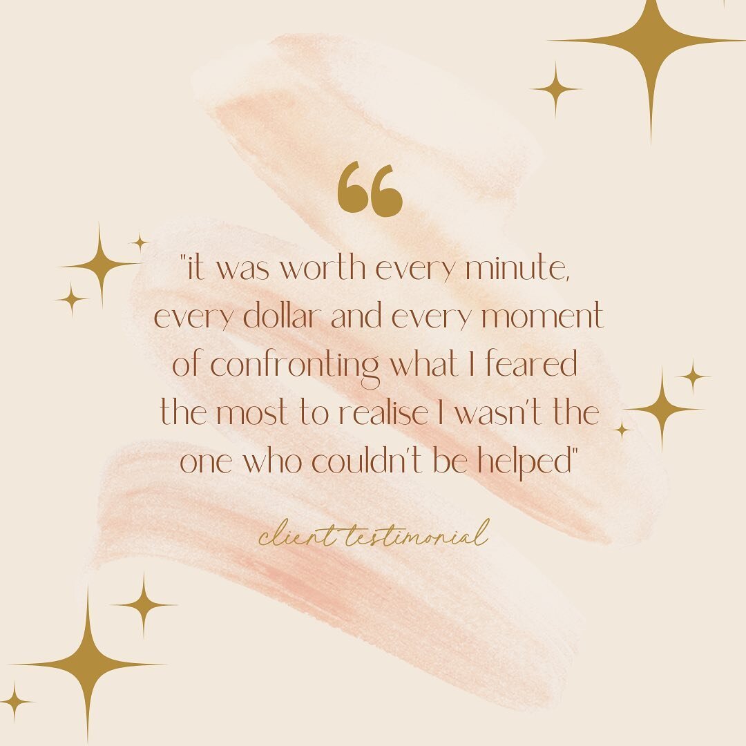 Most women who choose to work with me, mention their experience of reading my client testimonials as an additional solidifier that they&rsquo;re on the right path despite also questioning if the transformation is possible for them too. 

I love that 