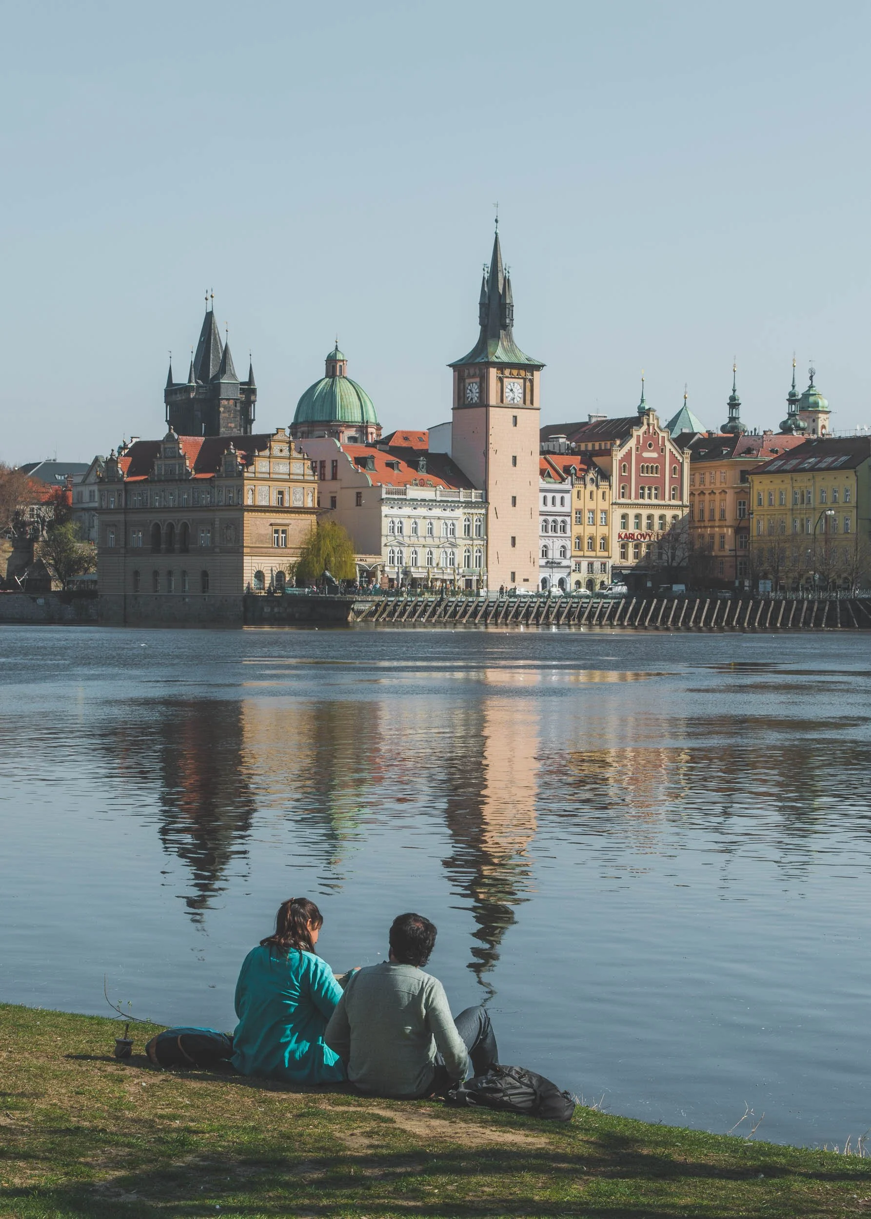 On the banks of the Vltava, Prague, Czech Republic