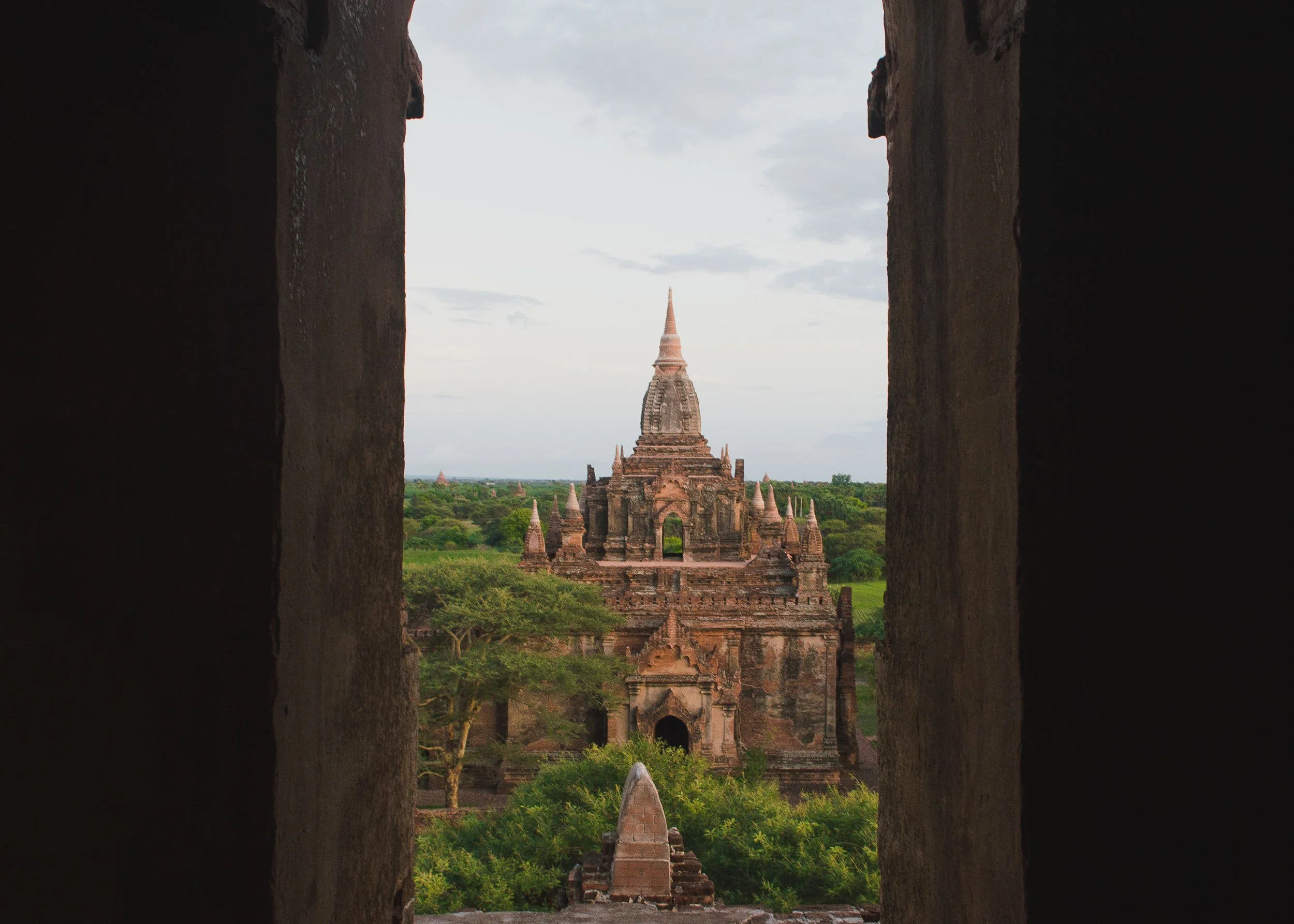 Exploring temples, Bagan, Myanmar