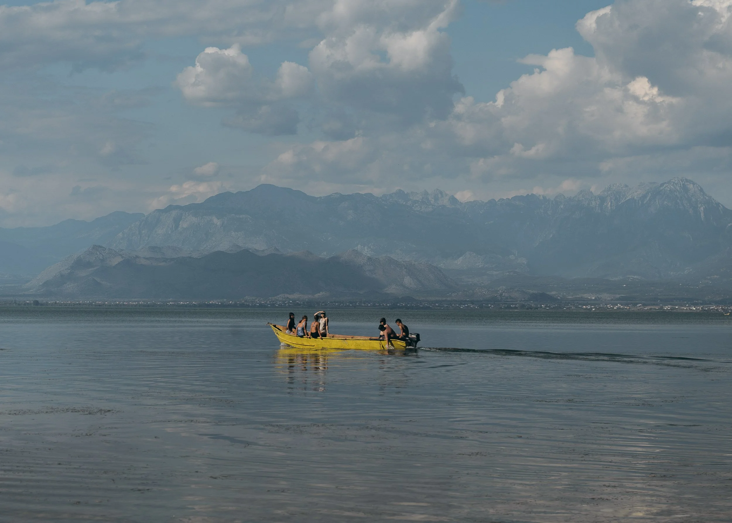 Locals cruising the lake, Lake Shkodër, Albania