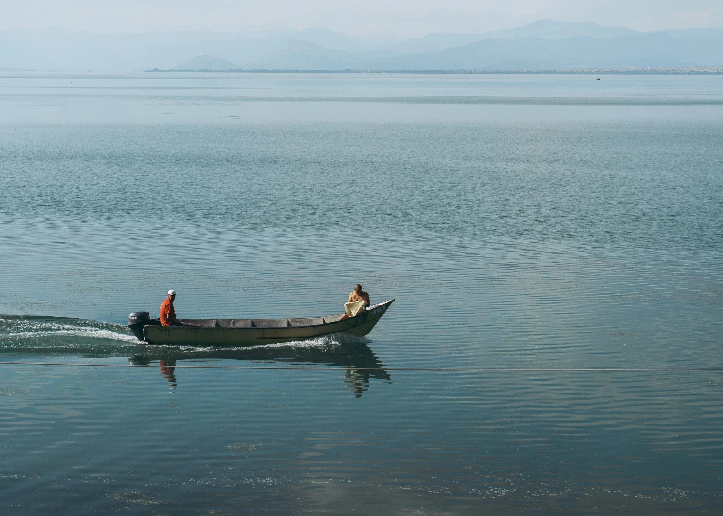 Fishermen, Lake Shkodër, Albania