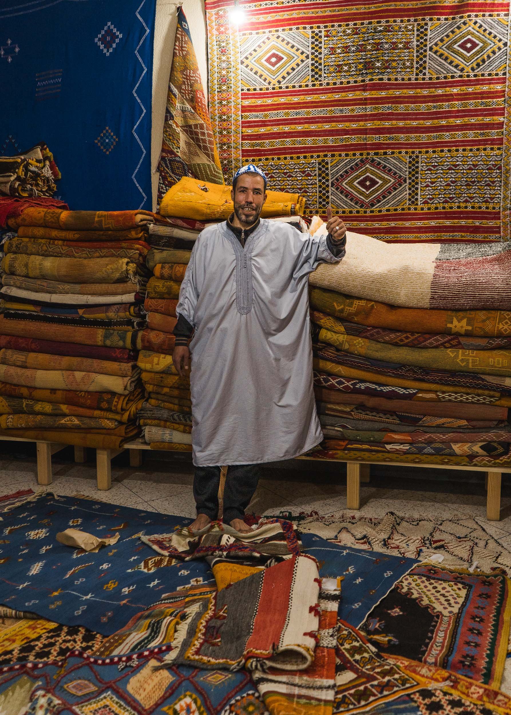 Ali - a rug store owner, Imlil, Morocco