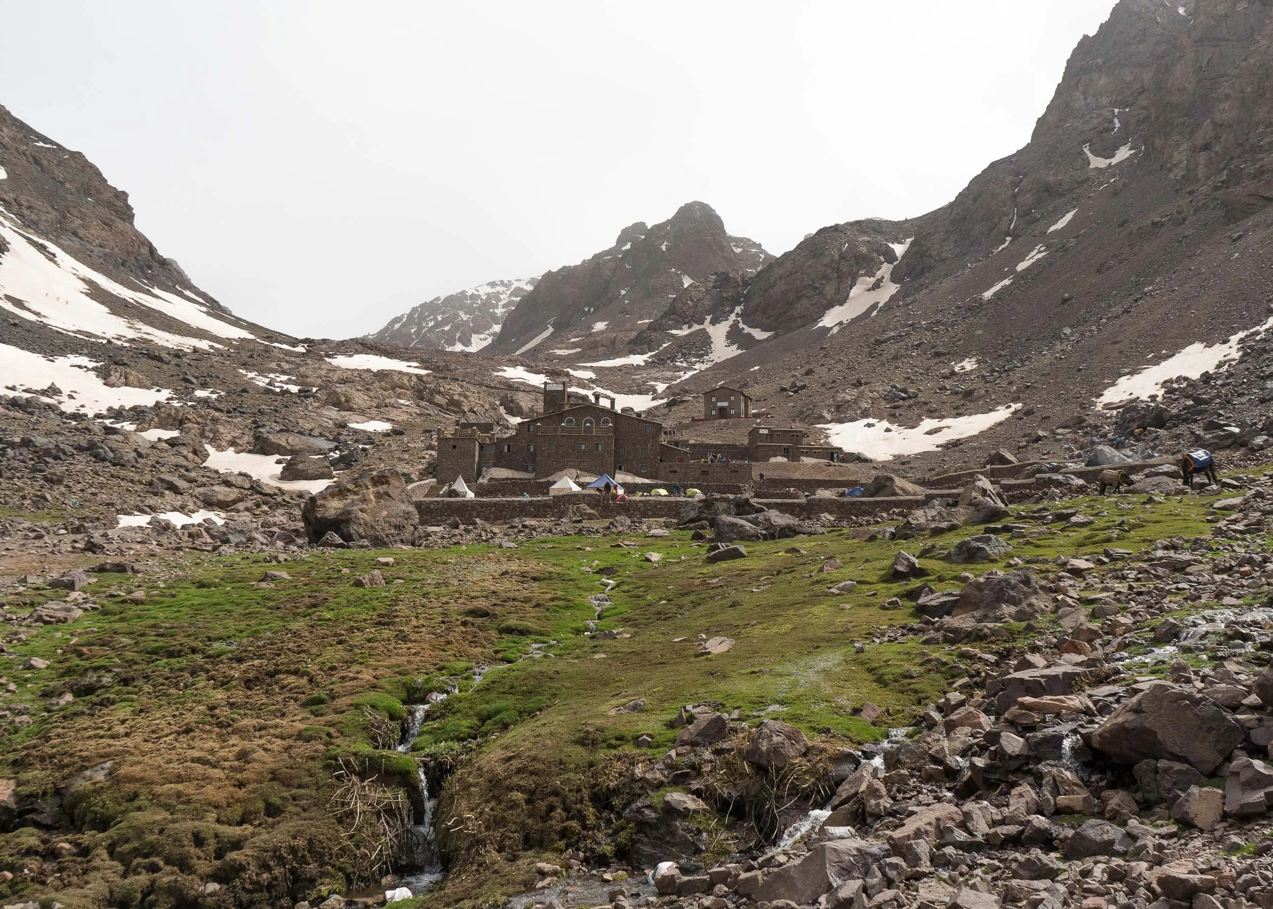 Base camp, Mount Toubkal, Morocco