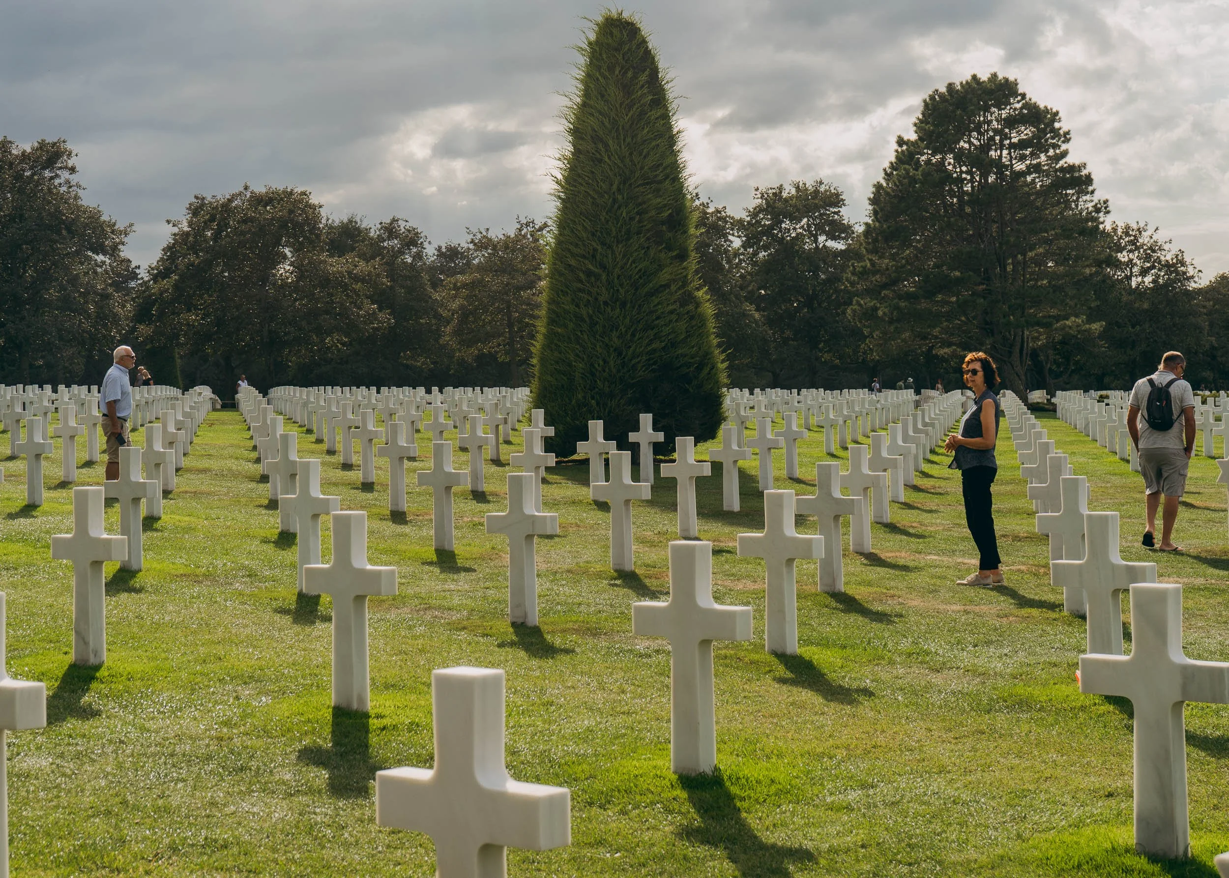 American WWII cemetery at Omaha Beach, Normandy, France