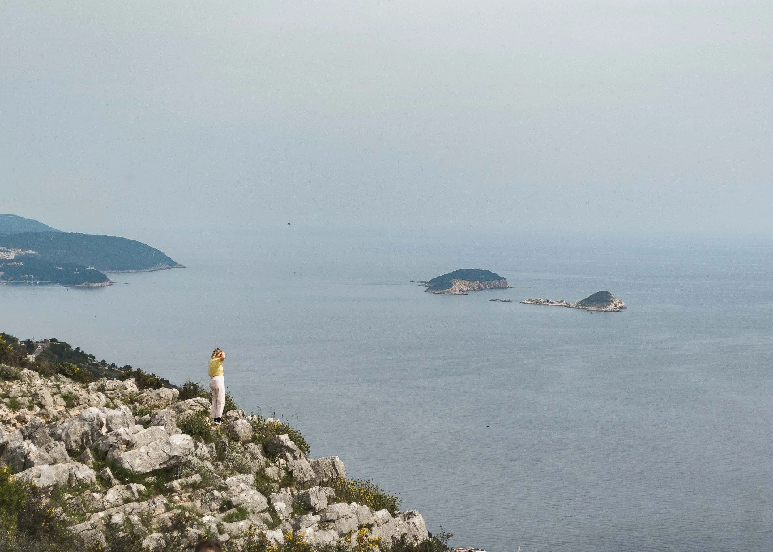 The view from Mount Srđ, Dubrovnik, Croatia