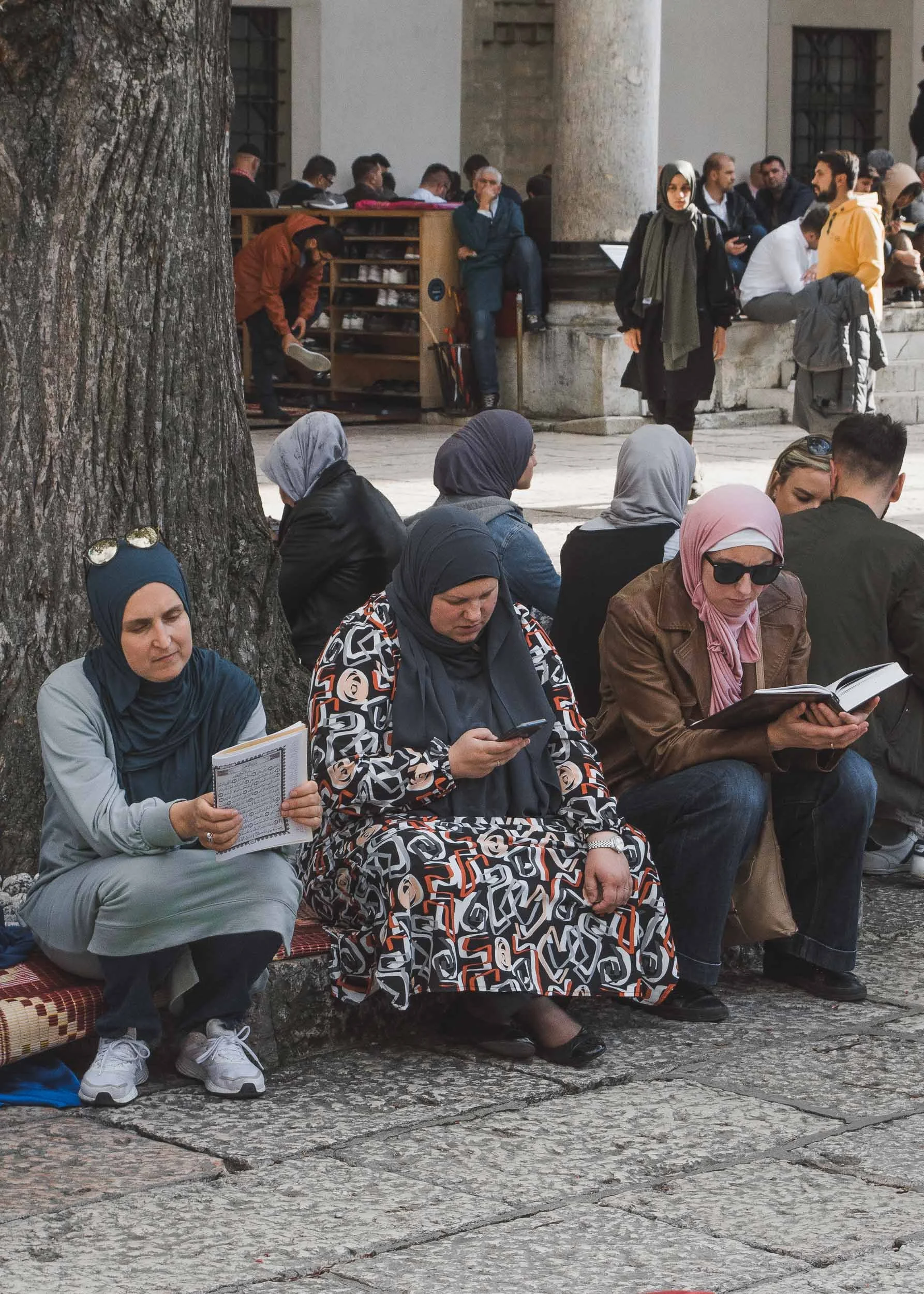 Prayers at Gazi Husrev-Beg Mosque, Sarajevo, Bosnia & Herzegovina