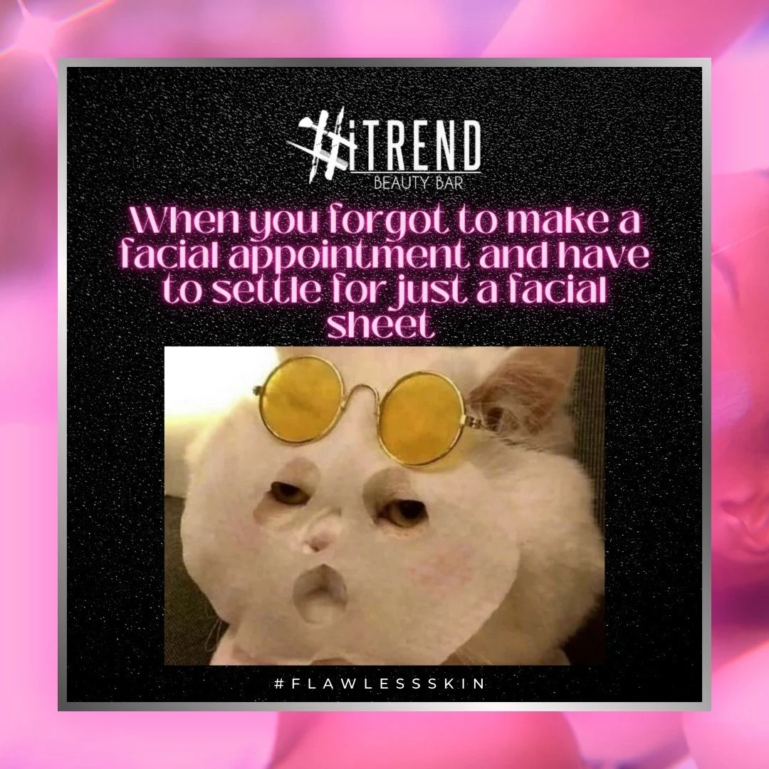 Store brought facial sheets are.... okay 😪 but a deep cleansing, nourishing, and customized facial is way more effective! The $25 price tag is effective on your pockets too 😉 LIMITED TIME