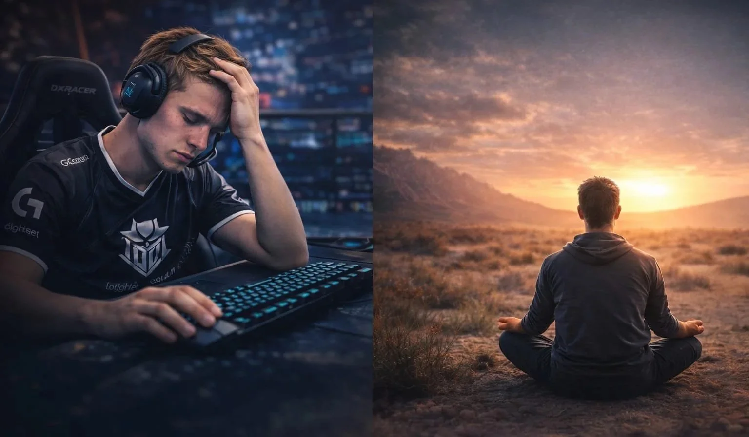 Esports athlete health wellness and gaming mental focus Oman