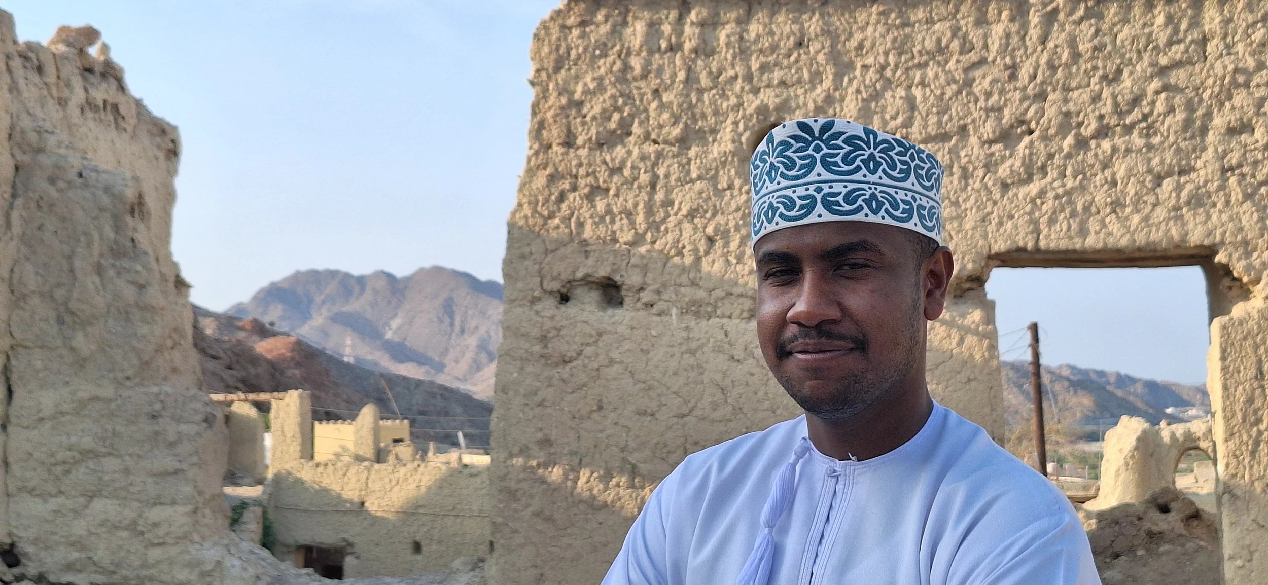 Mr. Ahmed with Khummah.