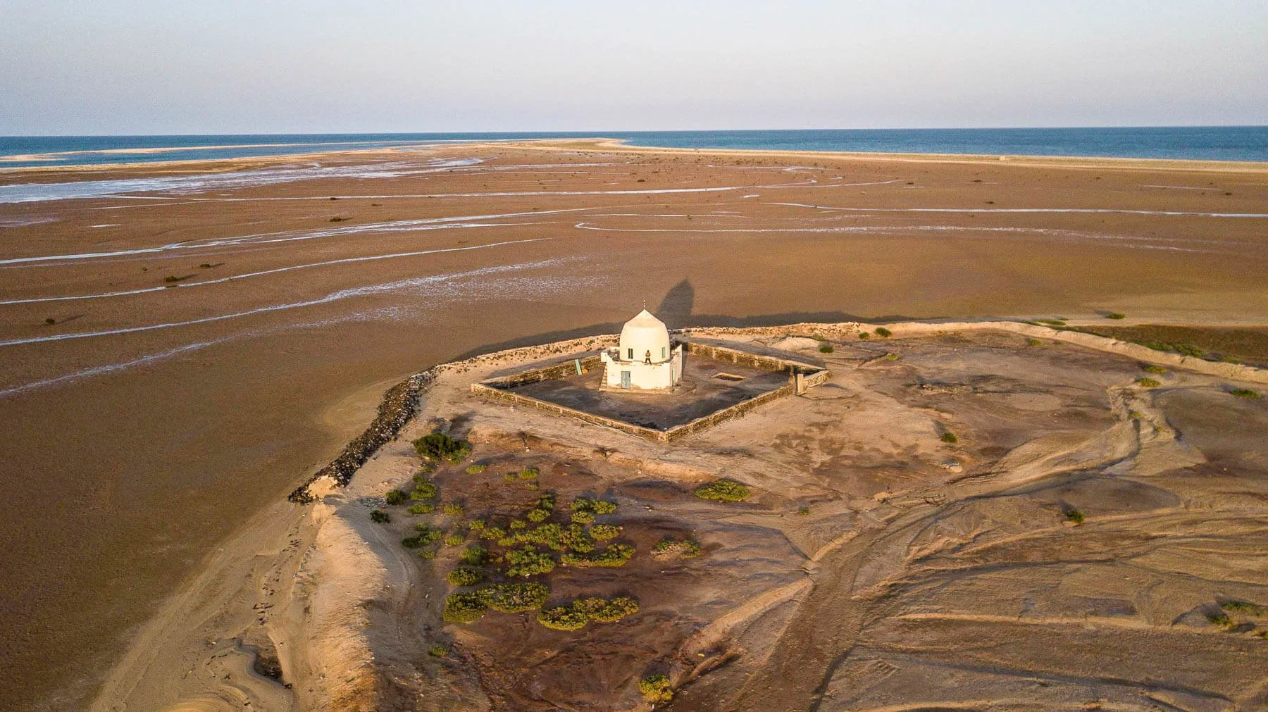 Mosque near the sea in Somalia