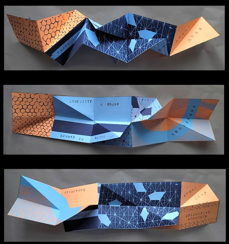 Twist&Fold (open), 4.5"x20"