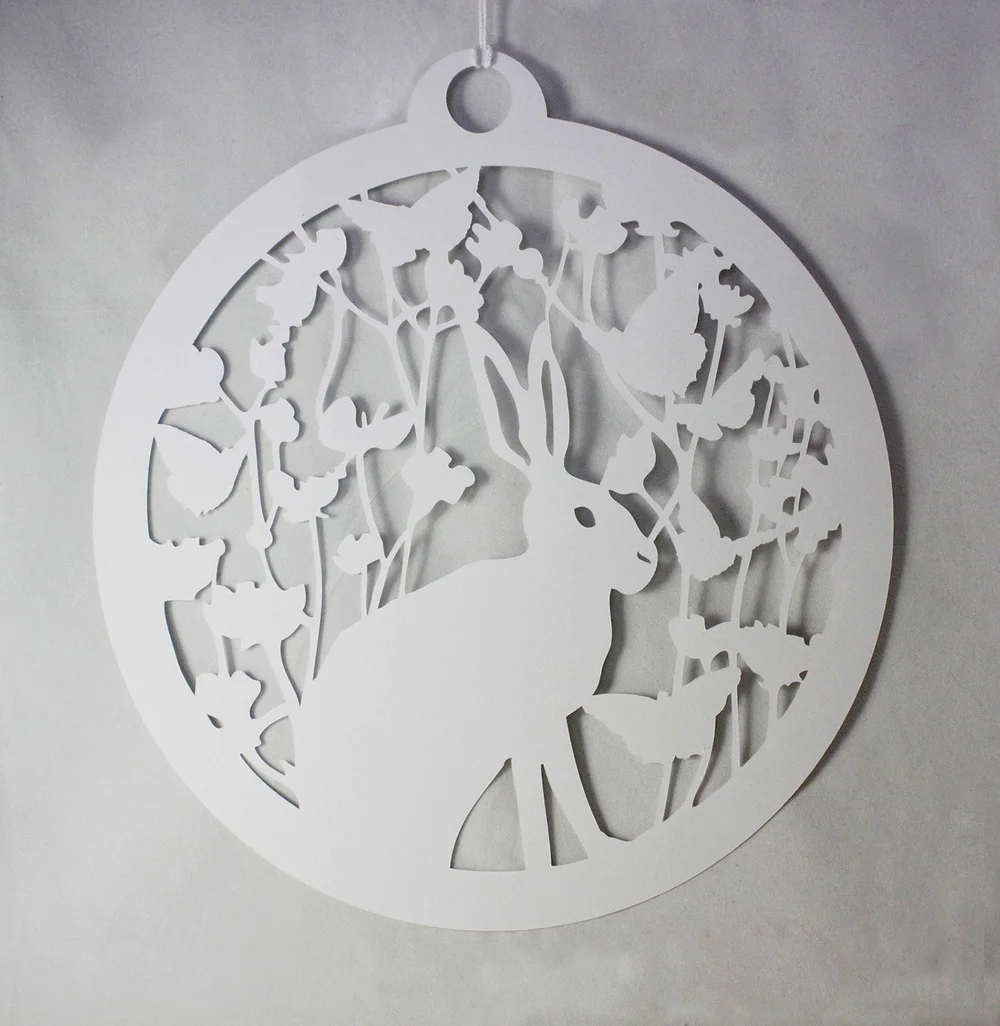 Large Papercut Hanging Bauble — Sarah Morpeth Artist