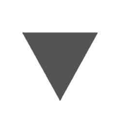 A black downward-pointing arrow on a white background