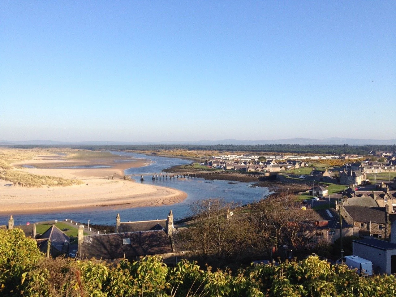Blick auf Lossiemouth