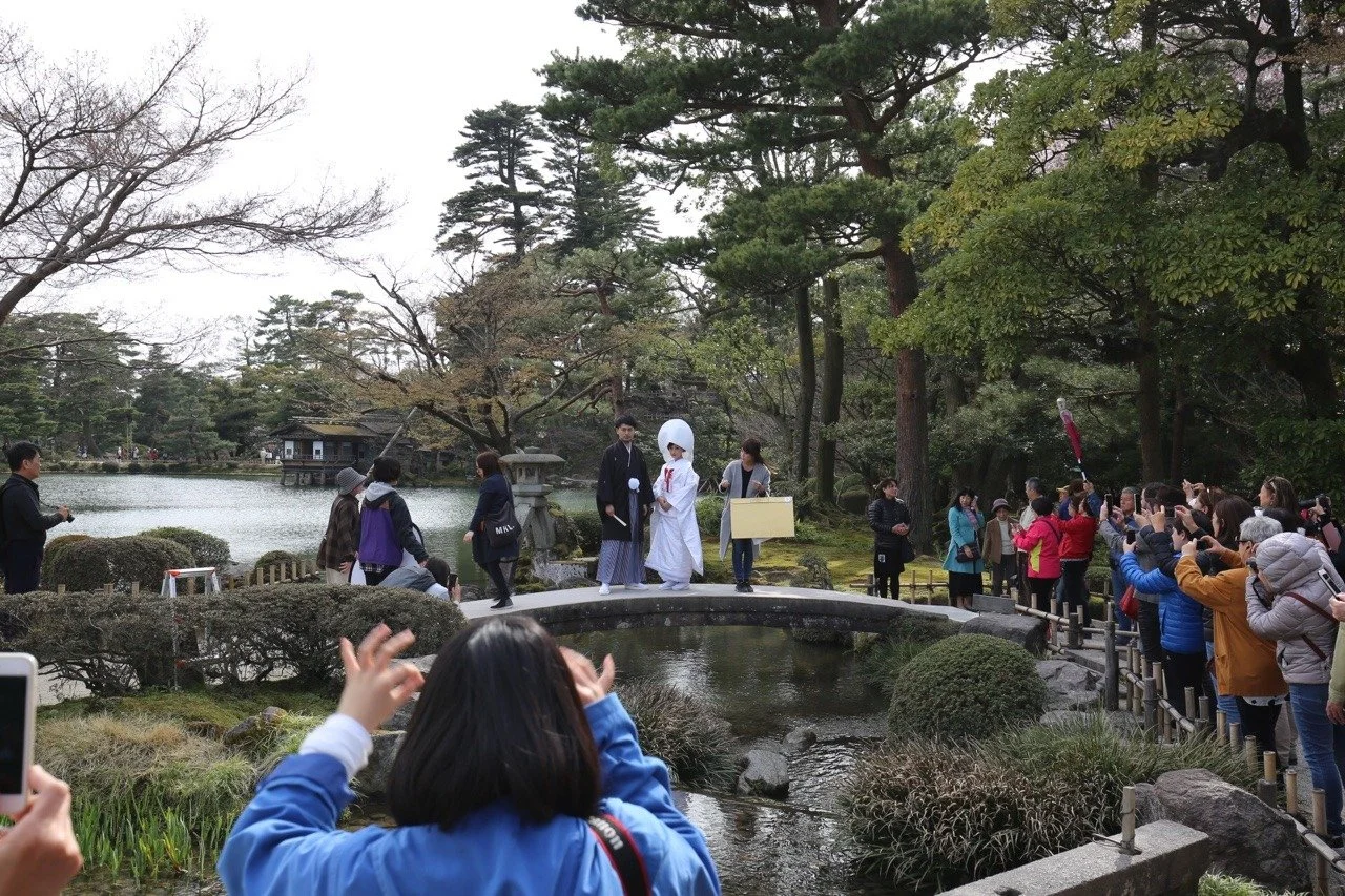 Kenroku-en Garten in Kanazawa