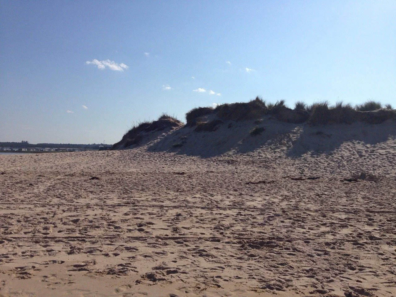Sanddüne am Strand in Lossiemouth