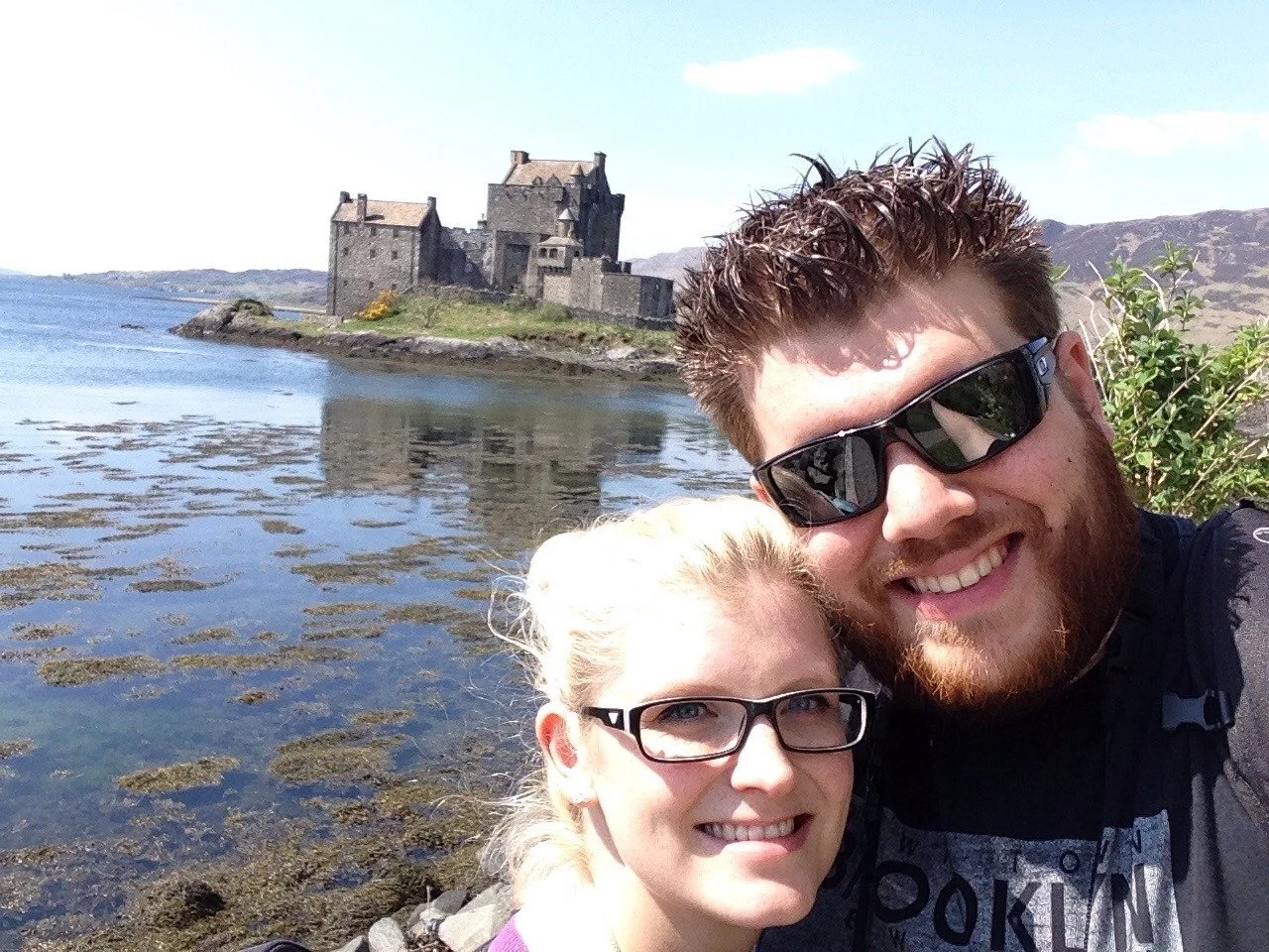 Aussicht aufs Loch beim Eileen Donnan Castle