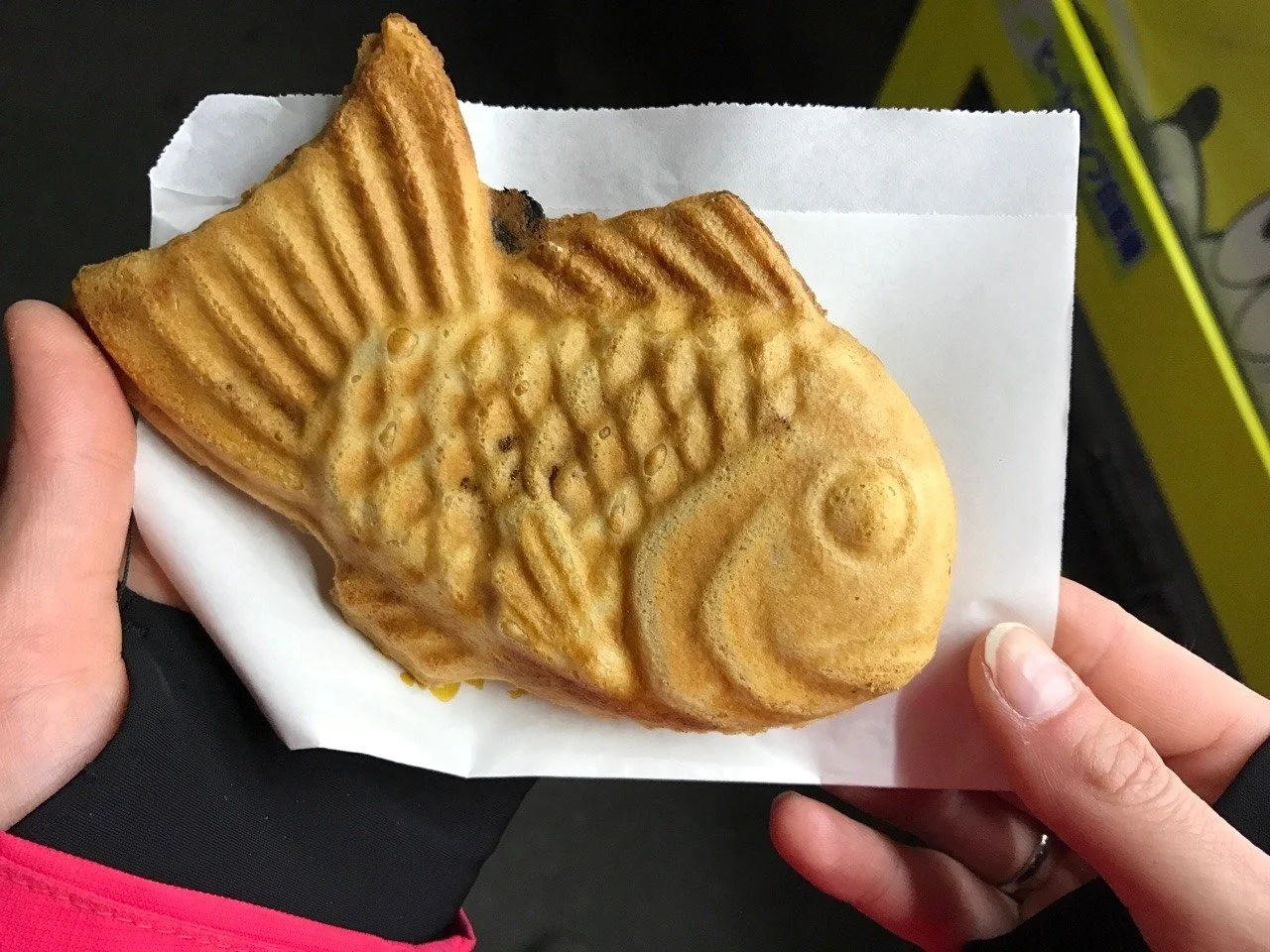 Teigfisch mit Süßkartoffel gefüllt