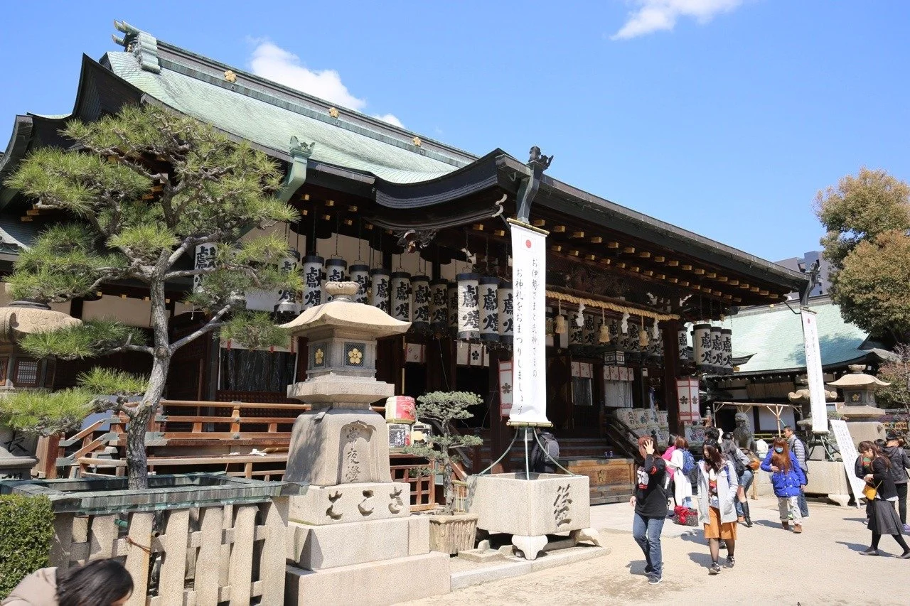 Tenmangu Schrein in Osaka