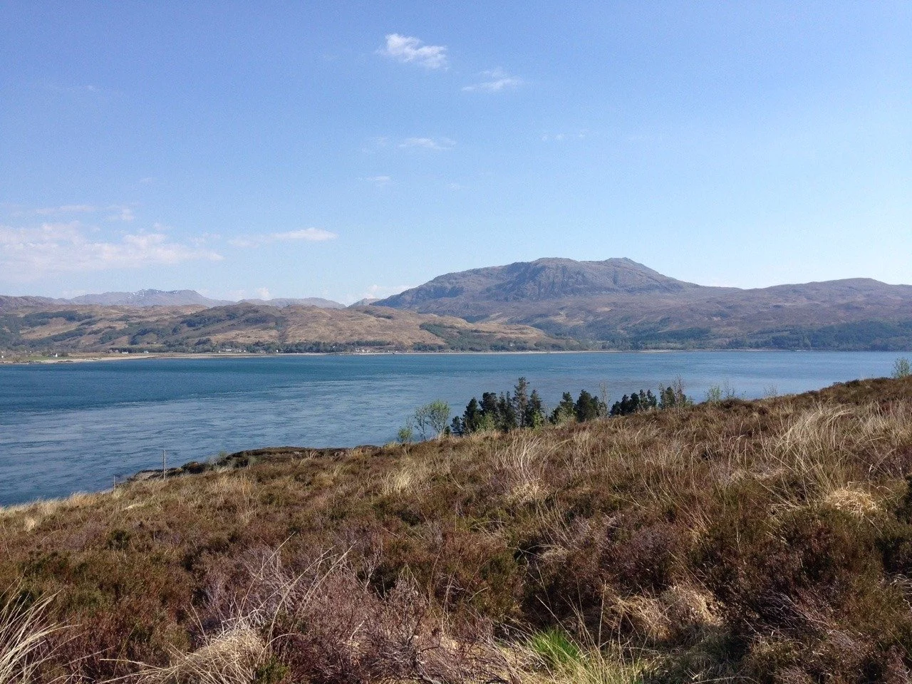 Aussicht aufs Loch beim Eileen Donnan Castle