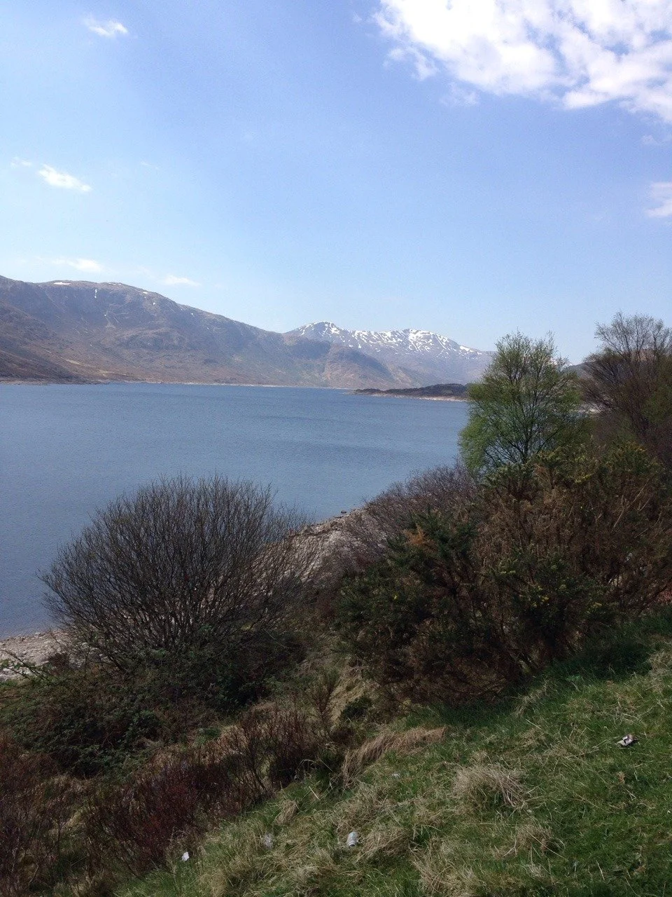 Aussicht aufs Loch beim Eileen Donnan Castle