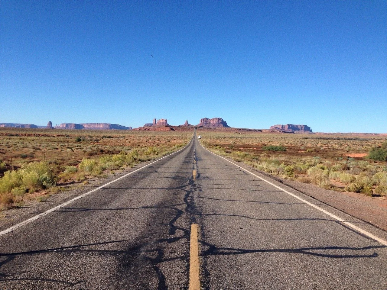 Blick auf das Monument Valley