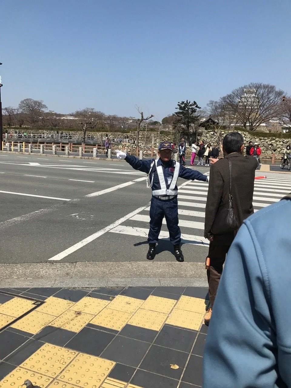 Straßenkreuzung in Himeji