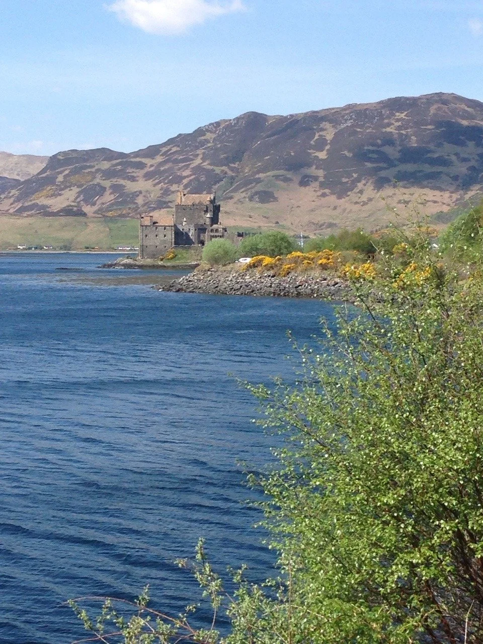 Aussicht aufs Loch beim Eileen Donnan Castle