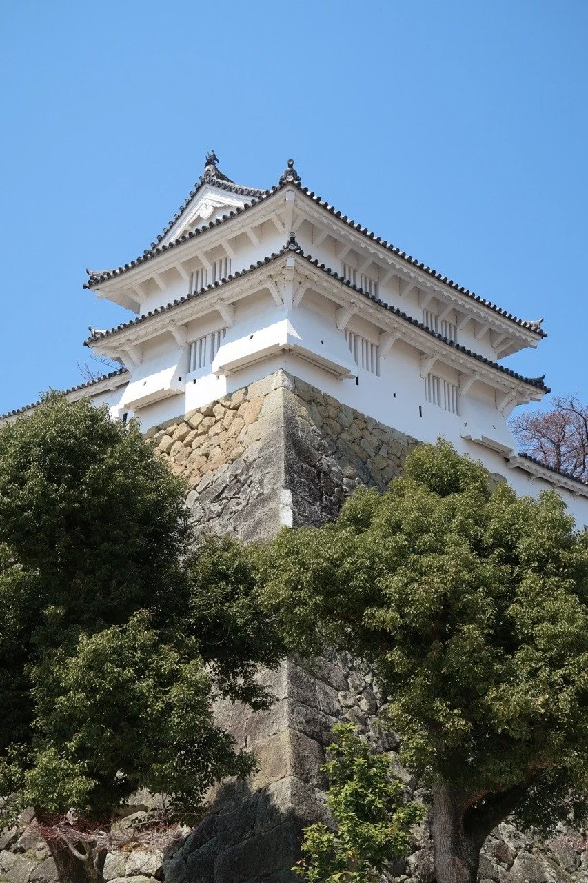 Mauer vom Himeji-Castle