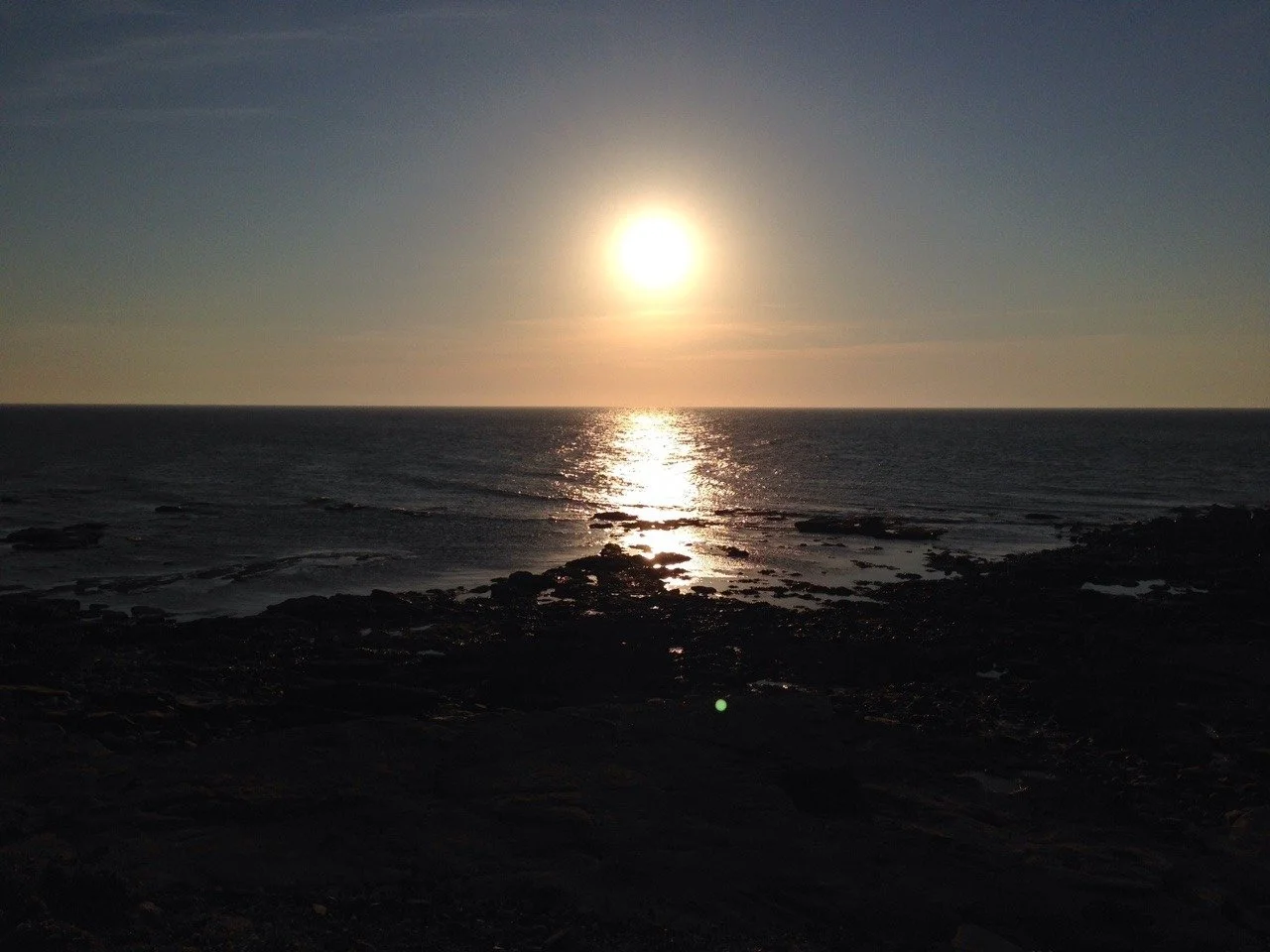 Sonnenuntergang in Lossiemouth
