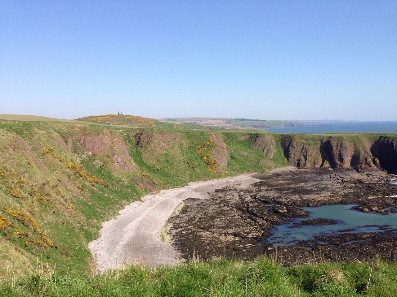 Weg zum Dunnottar Castle