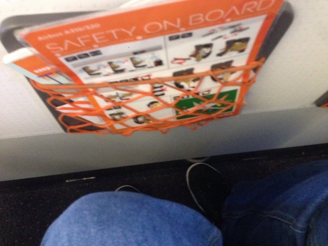 Beinfreiheit im Flieger