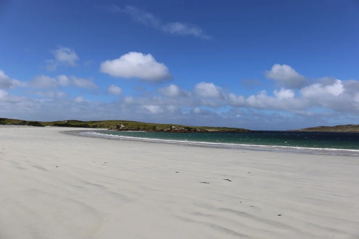 Weißer Sandstrand in Irland