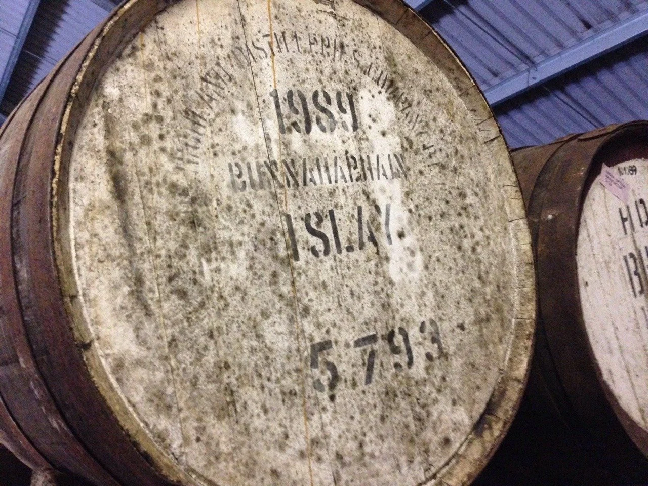 Altes Whiskey Fass von 1989