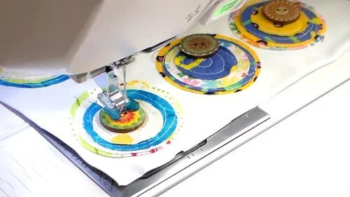 Sewing on Buttons with Sewing Machine