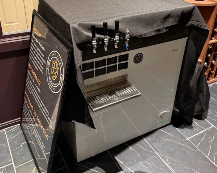 mobile brewer set up at corporate party in richmond virginia