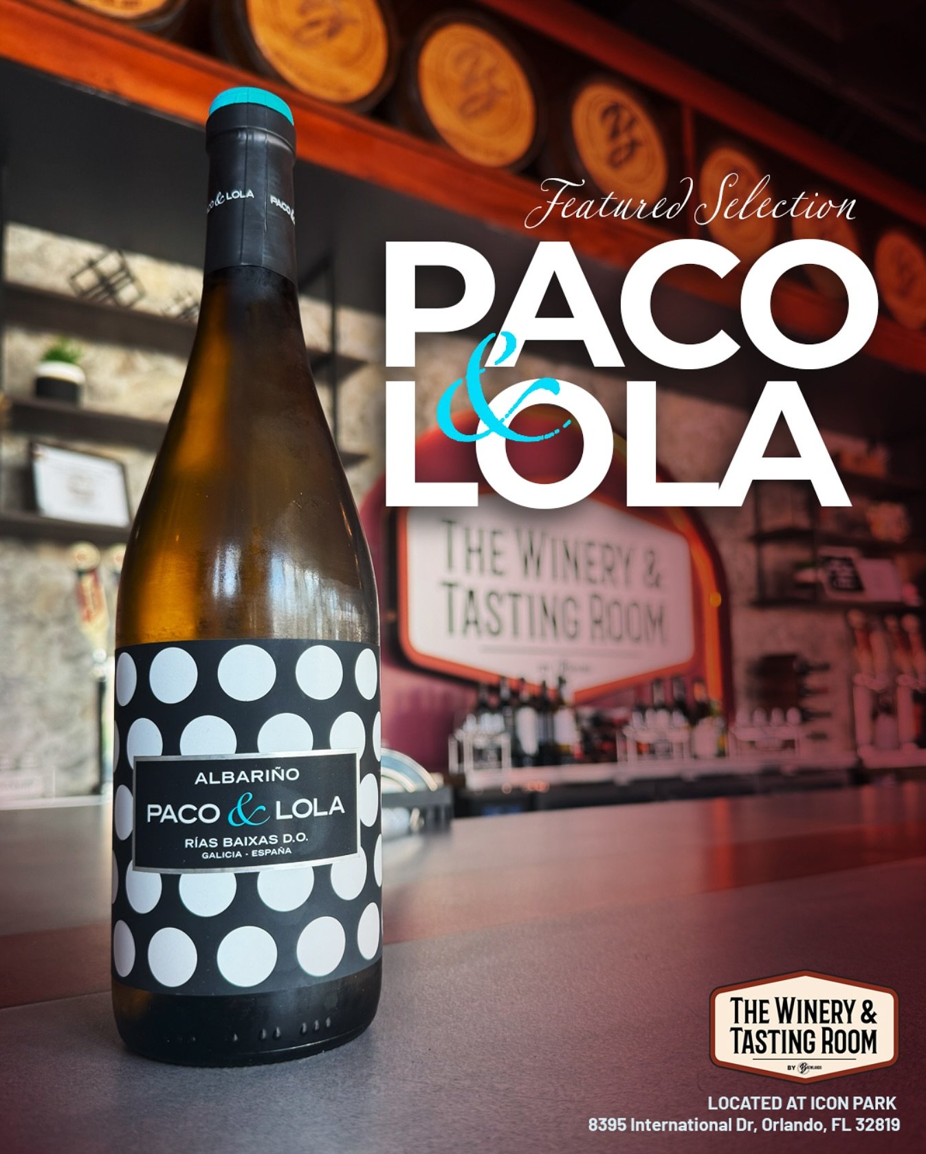 🍷☀️ Beat the Heat with Paco &amp; Lola Albari&ntilde;o ☀️🍷

As the temps rise in Orlando, cool down with a glass of Paco &amp; Lola Albari&ntilde;o &mdash; straight from the stunning Spanish coast of Galicia. With vibrant citrus, tropical fruit, an