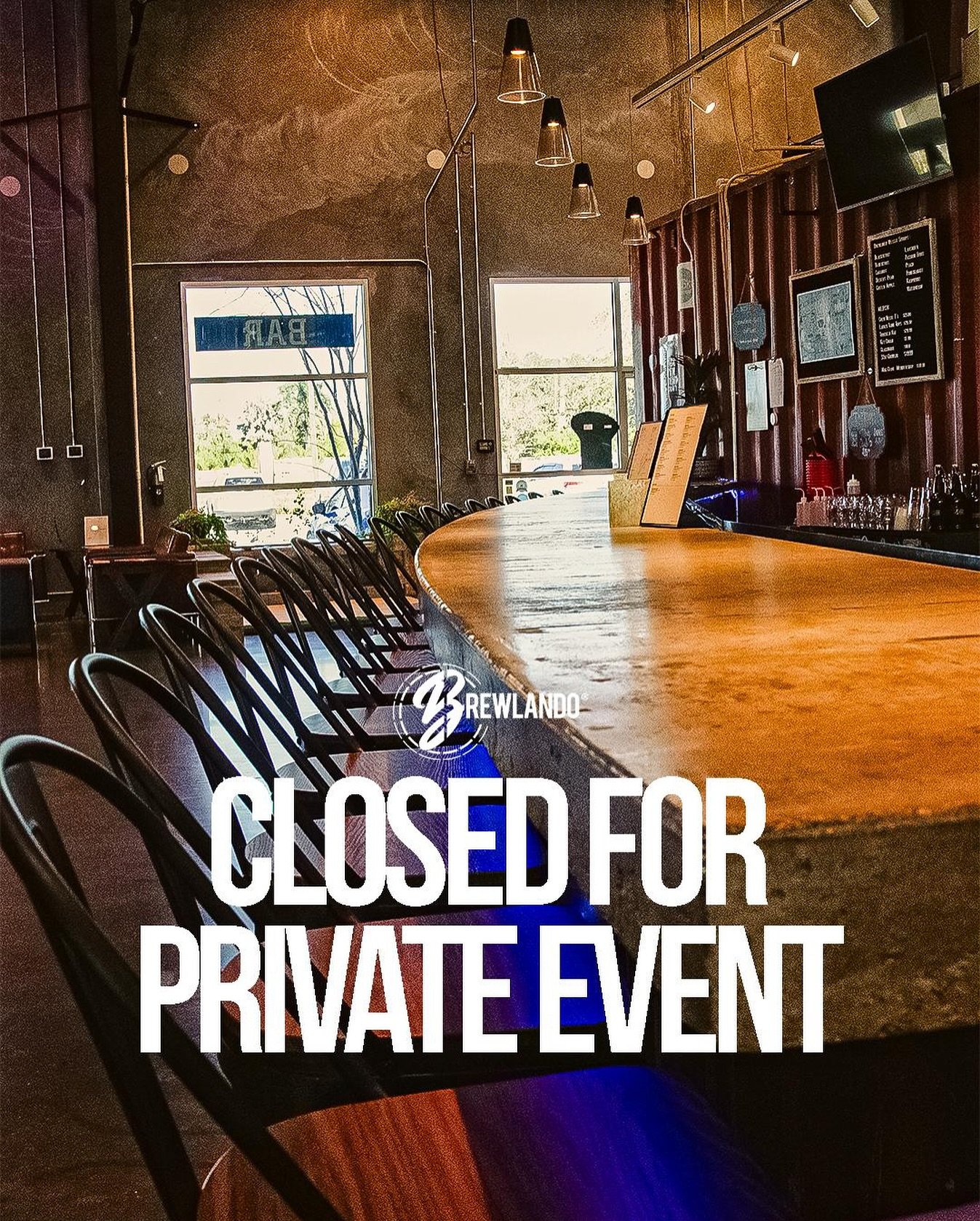 Brewlando is closed today for a private event, but Sanford, Maitland, and the Winery are all open and ready to pour. 🍻
We&rsquo;ll see you back at the taproom tomorrow.