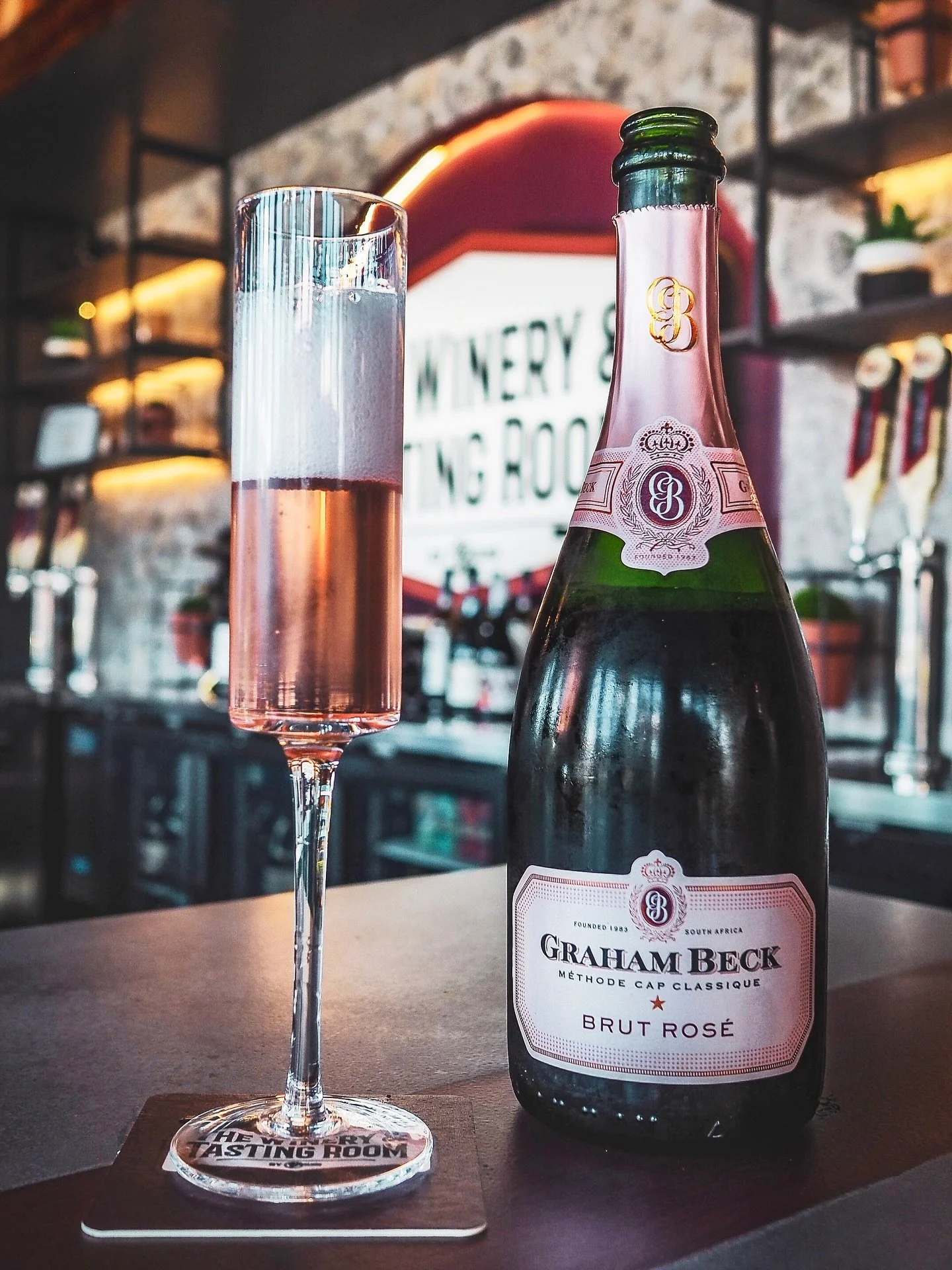 Graham Beck Brut Ros&eacute; is the signature sparkling at The Winery and Tasting Room by Brewlando and will be featured at this year&rsquo;s Taste! Central Florida. 🥂

This iconic South African sparkling was poured at Nelson Mandela&rsquo;s inaugur