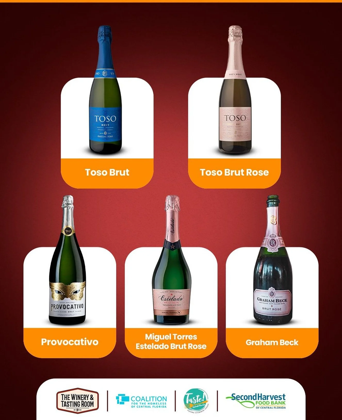 Taste! Central Florida is just one day away, and we&rsquo;re finally popping the cork on what you&rsquo;ll find at the Bubbly Bar. 🍾

We&rsquo;ve curated a lineup that spans the globe, from Argentina to South Africa &mdash; including fan favorites l
