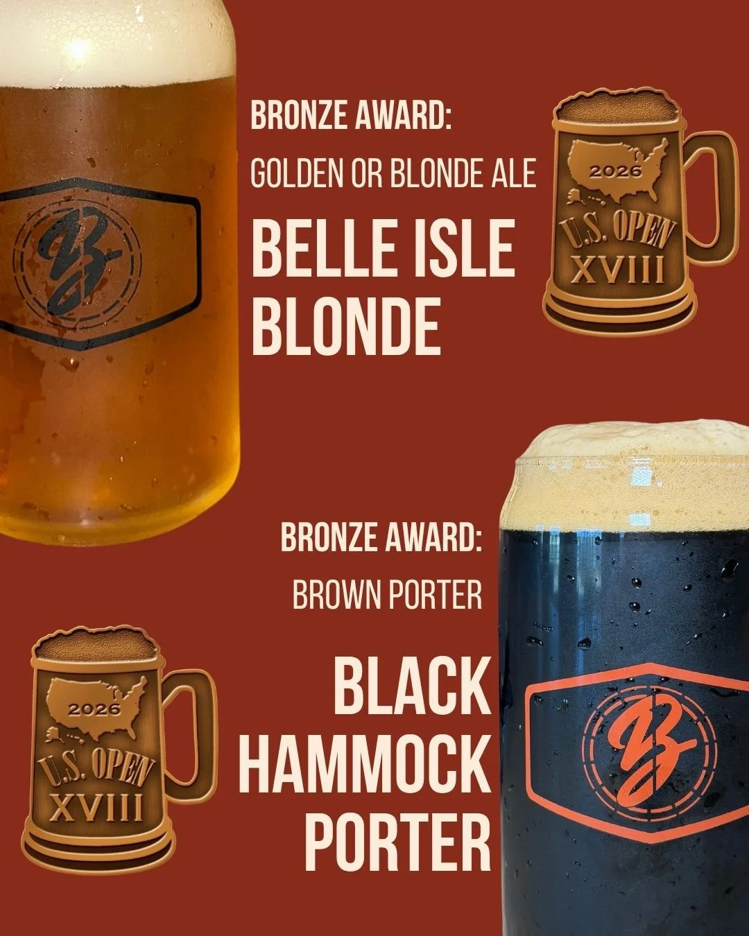 Brewlando brings home two medals at 2026 U.S. Open Beer Championship