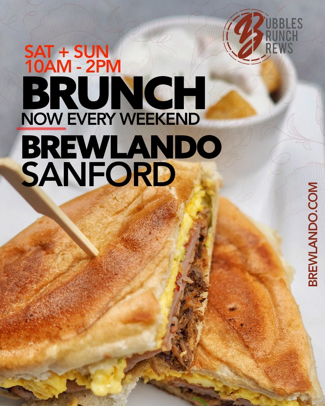 Brunch now Sat and Sun