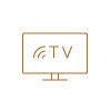TELEVISION IN THE ROOMS