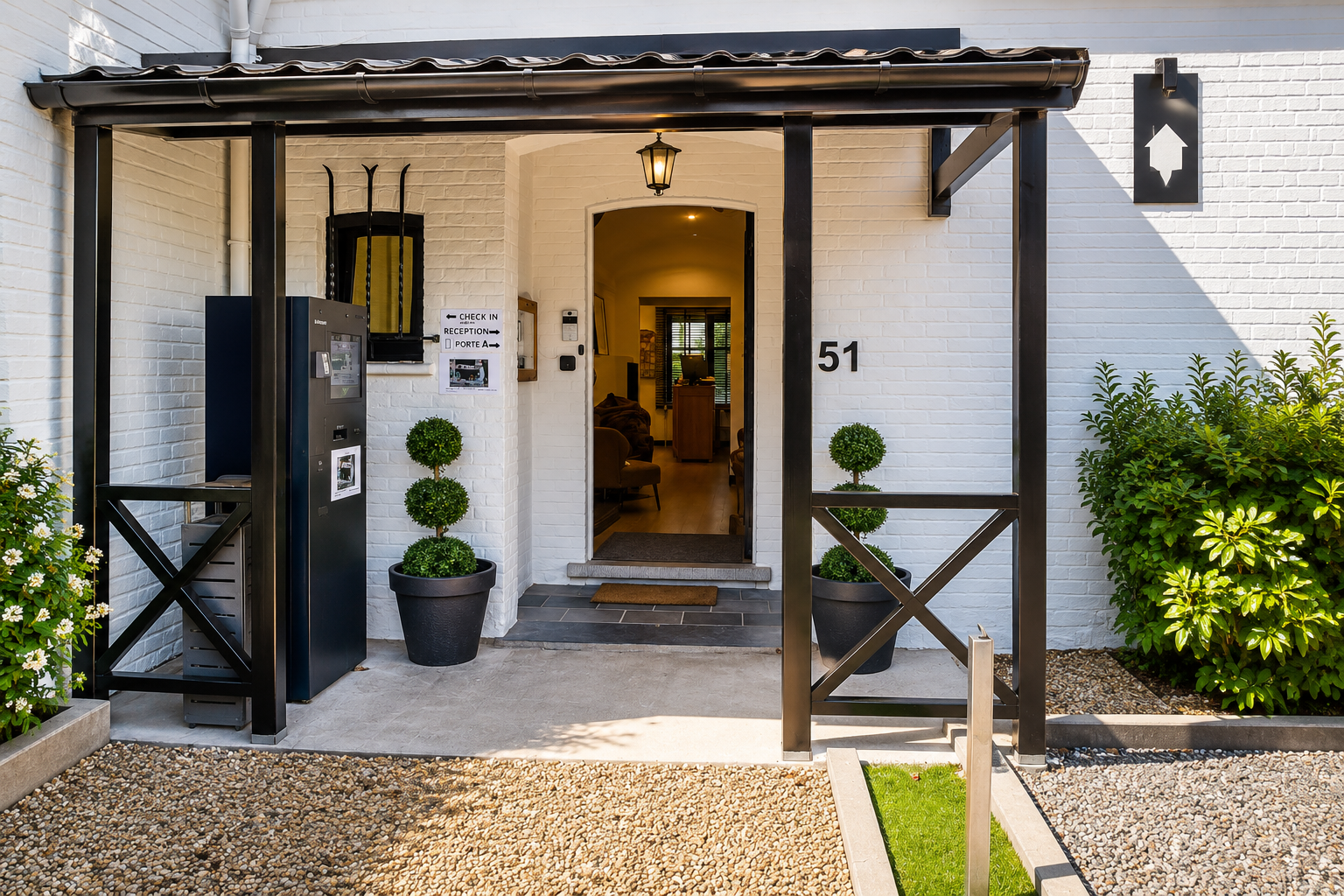 ## Arrive at your own pace with self check-in