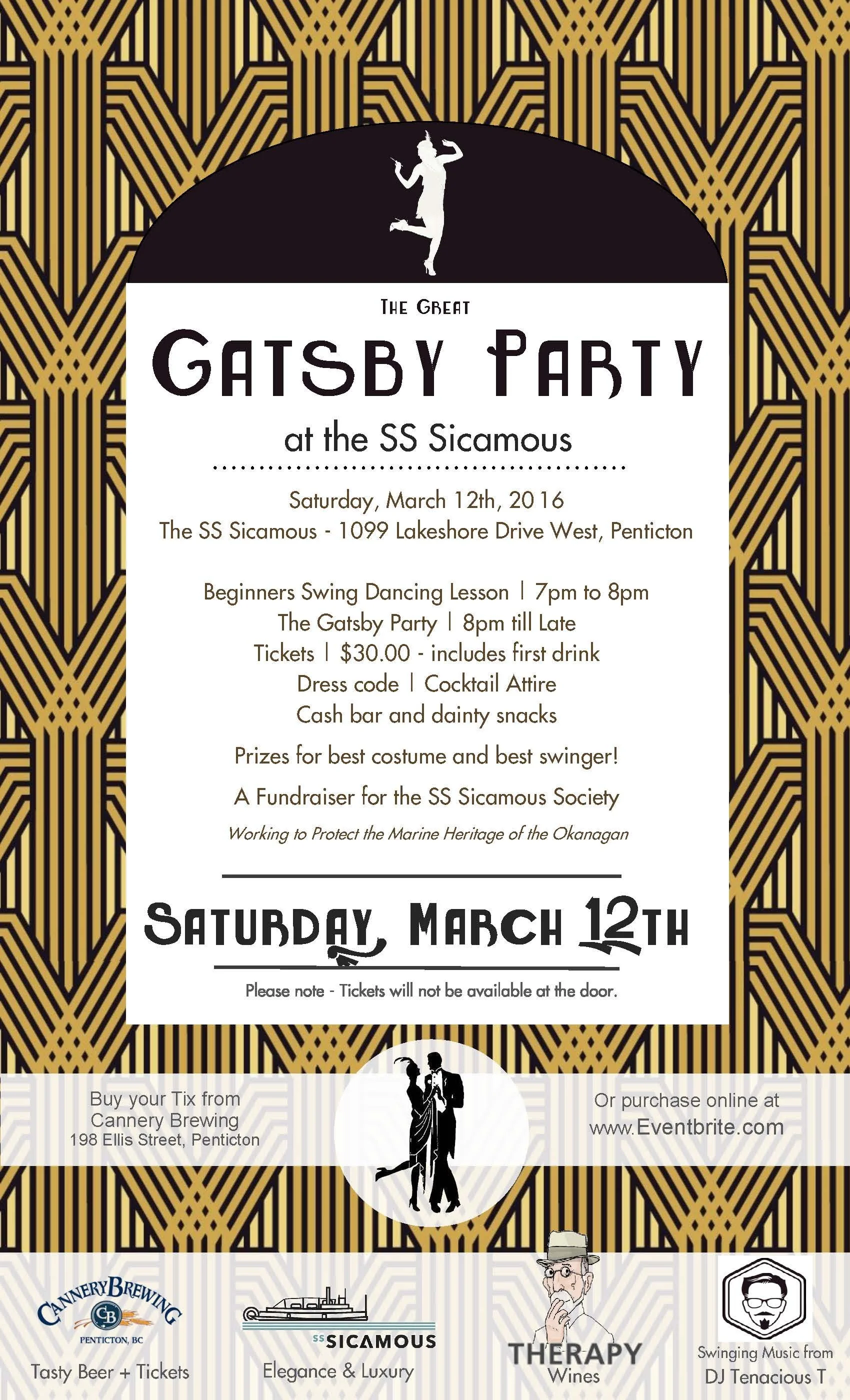 PAST EVENT – GREAT GATSBY PARTY 2016