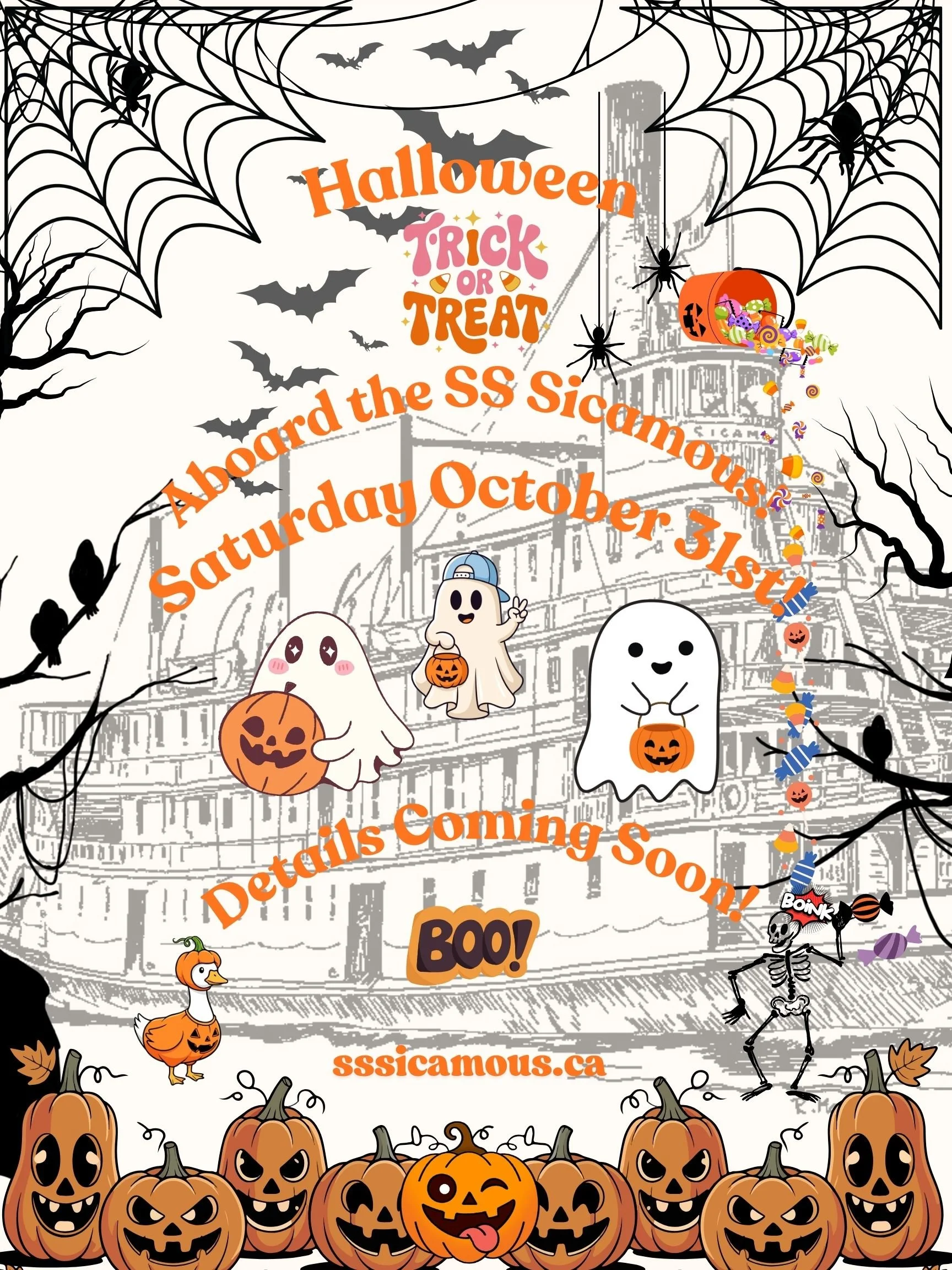 Halloween Aboard the SS Sicamous!
